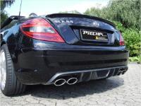 Piecha RS Heckdiffusor mit 4 Finnen und Airbox für AMG Heck passend für Mercedes SLK R171