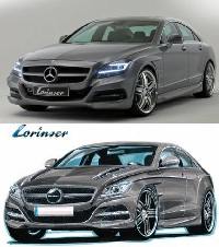 Lorinser Trägersatz für original LED-Tagfahrlicht passend für Mercedes CLS W218
