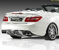 PIECHA RS Heckdiffusoreinsatz für AMG-Styling passend für Mercedes E-Klasse C207