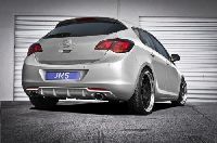 JMS Heckdiffusor Racelook für links/rechts Auspuff passend für Opel Astra J