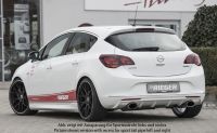 Rieger rear diffusor fits for Opel Astra J