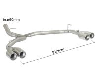Ragazzon Endrohre in Edelstahl re .. passend für BMW Serie1 E81-E82-E87-E88