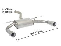 Ragazzon Endschalldämpfer in Edel .. passend für BMW Serie4 F32-F33-F36