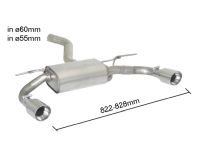 Ragazzon Endschalldämpfer in Edel .. passend für BMW Serie4 F32-F33-F36