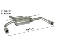 Ragazzon Endschalldämpfer in Edel .. passend für BMW Serie4 F32-F33-F36