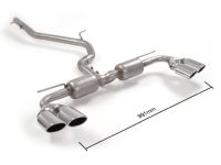 Ragazzon Stainless steel rear sil .. fits for Audi A3 (typ 8V/8VA) 2012>>