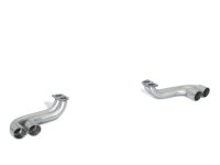 Ragazzon Endrohre 2 / 2x80 mm run .. passend für Ferrari 360