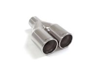 Ragazzon Endrohr 2x80 mm rund in  .. passend für Universal Endrohre