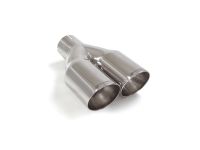 Ragazzon Endrohr 2x80 mm rund Spo .. passend für Universal Endrohre