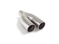 Ragazzon Endrohr 2x70 mm rund ver .. passend für Universal Endrohre