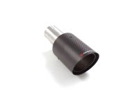 Ragazzon Endrohr 90 mm rund Carbo .. passend für Universal Endrohre