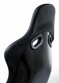 Recaro Pole Position Carbon Perlonvelour schwarz  mit ABE