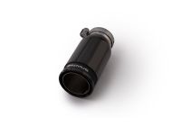 Remus 1 tail pipe Ø 84 mm Street Race Black Chrome, with adjustable spherical clamp connection fits for _Endrohre 1 Endrohr Street Race Black Chrome