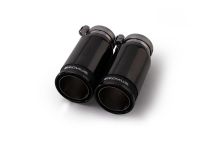 Remus Endrohr Set 2 Endrohre : 84 mm Street Race Black Chrome, mit einstellbarem Kugelanschluss passend für _Endrohre 2 Endrohre Street Race Black Chrome