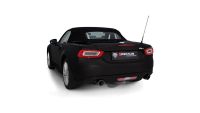 Remus Edelstahl Sportschalldämpfer mittig für links/rechts-Anlage (OHNE Endrohre), inkl. EG-Genehmigung passend für Fiat 124 Spider 1,4l 103kW