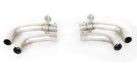 Remus outlet tubes for A 45 AMG incl. installation kit, suitable for the original exhaust outlets fits for Alfa Romeo Giulia 2.9 V6 QV 375kW Quadrifoglio