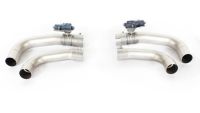 Remus outlet tubes for A 45 AMG incl. installation kit, suitable for the original exhaust outlets fits for Alfa Romeo Giulia 2.9 V6 QV 375kW Quadrifoglio