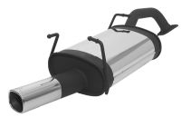 Remus sport exhaust with 1 tail pipe 92x78 mm fits for Nissan Primera 1,8l 16V 85kw
