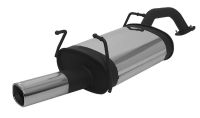Remus sport exhaust with 1 tail pipe 92x78 mm fits for Nissan Primera 2,2l TDI 93kW