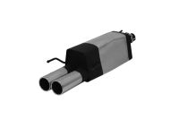 Remus Sportschalldämpfer mit 2 Endrohren Ø 90 mm passend für Opel Astra G 2,0l D 74kW