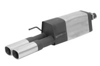 Remus Sportschalldämpfer mit 2 Endrohren 92x78 mm passend für Opel Astra G 2,0l D 74kW