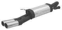 Remus sport exhaust with 2 tail pipes 92x78 mm fits for Renault Espace 2,2l dCi 110kW