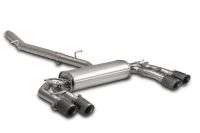 Remus OPF-Back-Anlage mittig für  links/rechts-Anlage (ohne Endrohre), mit 2 integrierten Klappen, inkl. (EG-) GENEHMIGUNG! passend für Seat Ateca 2,0l TSI 221kW 4drive (DNU mit OPF) 12/2018=>