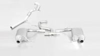 Remus Sport exhaust left and sport exhaust right (without tail pipes), incl. EC type approvalOriginal tube Ø 60 mm / REMUS tube Ø 65 mm fits for Seat Leon 2,0l TSI 206kW Cupra