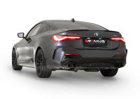 Remus sport exhaust with 2 tail pipes Ø 84 mm Street Race fits for BMW 3er G20 (G3L) M340i xDrive 3.0l 275kW (B58B30B, mit OPF) 05/2019=>