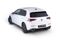 Remus Absorptions-Sportschalldämpfer mittig für  links/rechts-Anlage (ohne Endrohre) inkl. (EG-) GENEHMIGUNG! passend für Volkswagen Golf VIII 2,0l TSI DSG 221kW Clubsport (DNF, mit OPF) ab 08/2020=>