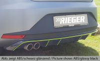 Rieger Heckschürzenansatz für Doppelendrohr links passend für Seat Leon 5F