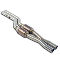 Supersprint Front -X-Pipe- with Metallic catalytic converter right + left  fits for BMW E30 Alle Modelle (Für M50 / M52 / M54 - 24v Supercharged Motor conversion)