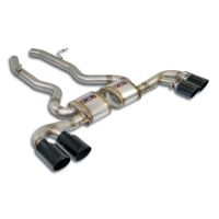 Supersprint Rear sport muffler  Race right OO100 + left OO100 Black fits for BMW G01 X3 M40i xDrive (B58 - 360 PS) 2017 ->