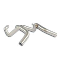 Supersprint middle pipe right + left fits for JAGUAR XKR Coupè / Cabrio Portfolio 4.2i V8 Supercharged (397 PS) 2004