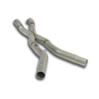 Supersprint Mittelrohrsatz Rechts + Links -X-Pipe- passend für FERRARI 612 V12 Scaglietti