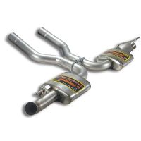 Supersprint Endschalldämpfer Recht + Link Racing (alt. 24.50.06) passend für PORSCHE 957 CAYENNE Turbo / Turbo S 4.8i V8 (500 Hp - 550 Hp) 2007 - 2010