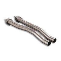 Supersprint Vorderrohrsatz Recht + Link (für Serien Vorschalldämpfer Ersatz) passend für AUDI A8 S8 QUATTRO 5.2i V10 (450 PS) 06 ->