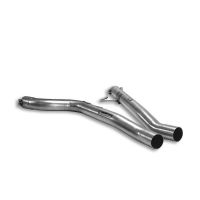 Supersprint Mittelrohrsatz X-Pipe Rechts + Links (für Serien Mittelschalldämpfer Ersatz) passend für BMW E70 X5 4.8i V8 07 - 09
