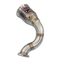 Supersprint Downpipe left + Sport Metallcatalyst  fits for LAMBORGHINI URUS 4.0L V8 Bi-Turbo (650 PS) 2018 -> (mit klappe)