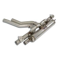Supersprint Rear sport muffler  with valve right - left fits for PORSCHE 536 CAYENNE Coupè Turbo 4.0L V8 (550 PS) 2019 -> (mit klappe)