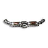 Supersprint Front pipe with Metallic catalytic converter Right + Left fits for PORSCHE 996 GT3 3.6i (381 PS)  02 -> 04