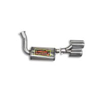 Supersprint Rear exhaust Left 120x80 fits for MERCEDES W211 E 280 CDi (Berlina + S.W.) 06-09