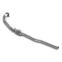 Supersprint Pipe Kit for turbo charger, with metal Kat 100 cpsi. fits for VW GOLF VI R 2.0 TFSI (270 Hp) 2010 -(Impianto Ø76mm)
