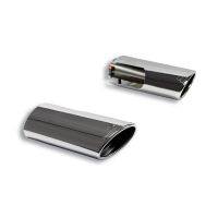 Supersprint Oval endpipe Right - Left 145 x 95. fits for LAND ROVER DISCOVERY 3 4.4 V8 (Motore FORD) 2005 -