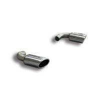 Supersprint Endrohrsatz Rechts + Links 145x95 passend für MITSUBISHI LANCER 2.0i Turbo EVO 10 (295 PS) 08 ->
