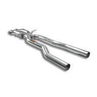 Supersprint Mittelrohr + X-Pipe passend für AUDI A6 RS6 Quattro 5.0i Bi - turbo V10  08 -