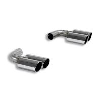 Supersprint Endrohrsatz Rechts OO 80 +Links OO 80 passend für MITSUBISHI LANCER 2.0i Turbo EVO 10 (295 PS) 08 ->
