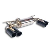 Supersprint Rear exhaust OO80 Right + OO80 Left with valve -Black- fits for BMW F87 M2 Coupè (370 Hp) 2016 -