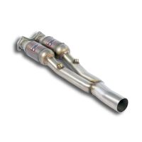 Supersprint Vorderrohr Y-Pipe mit Rechts + Links Sport Metallkatalysator passend für VW PASSAT CC 3.6i VR6 4-Motion (280 Hp - Mot. BLV/CCNA) 2008 -