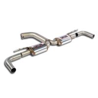 Supersprint Rear exhaust -Racing- right - left fits for SEAT LEON SC 5F Cupra 2.0 TSI (290 PS) 2015 -> 2017